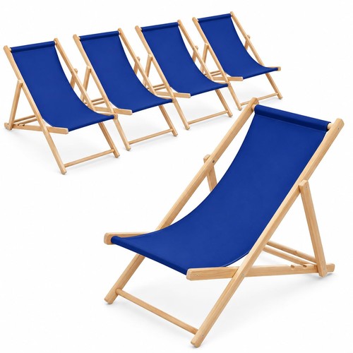 Set sedie sdraio blu scuro - set, a