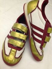 Adidas Dragon Pelle - Bianche, Rosse e Oro -  Numero 34 -  Usate