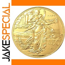 1911 Italian 50 Lire Coin