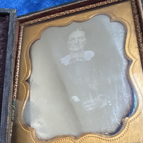 Antico dagherrotipo 1850 foto