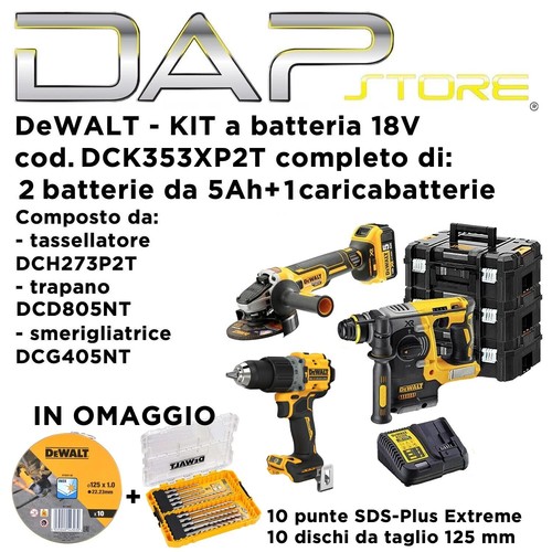 Dewalt kit 18v - -,