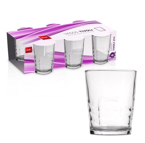 Set bicchieri vetro - 6,