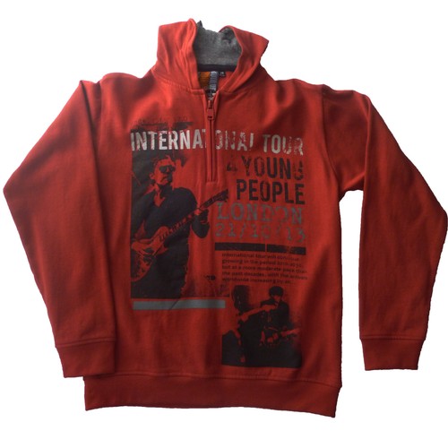 Felpa ragazzo losan rosso - felpa,