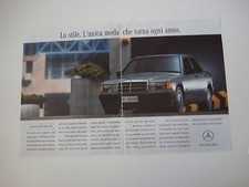 advertising Pubblicità 1992 MERCEDES BENZ SERIE 190