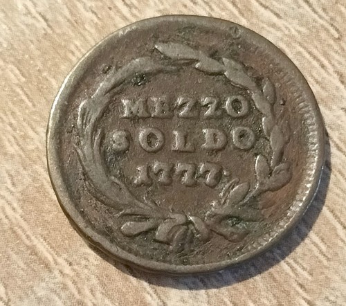 Mezzo soldo 1777 regno - mezzo,