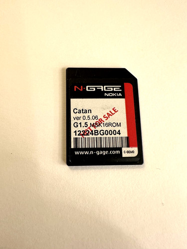 Nokia gage catan 5 alpha - nokia,
