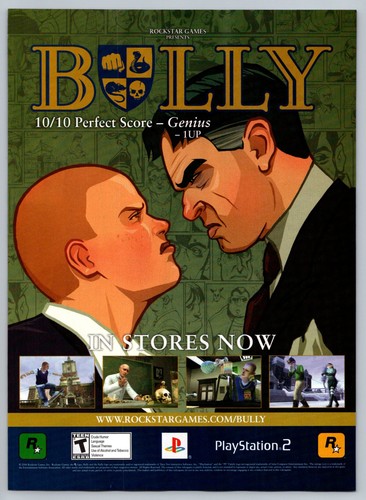 Bully playstation rockstar - playstation,