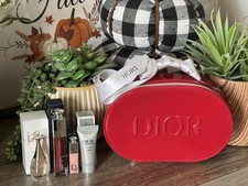 Beauty bag Dior rosso lucido