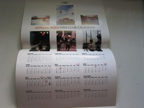 Depeche mode fan club - fan, calendar