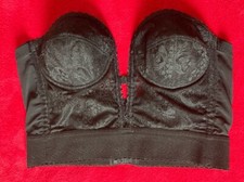 REGGISENO PIZZO TRASPARENTE SEXY VINTAGE FETISH RETRO CORSET  BRA