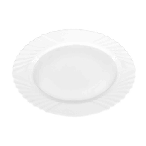 Piatto ceramica bianco - in,
