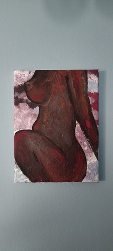 Quadro nudo artistico dipinto