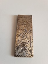 Fermasoldi In Argento 800 - ANTICO (Money Clip Silver 800 Vintage) 