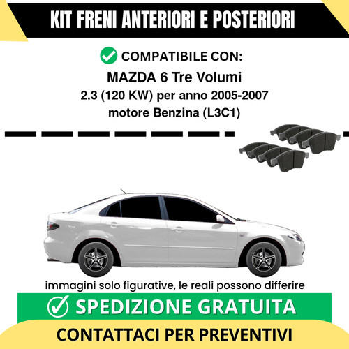 Pastiglie freno ant post - freno,