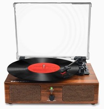 Giradischi in vinile giradischi wireless con altoparlanti integrati USB trasmissione a cinghia