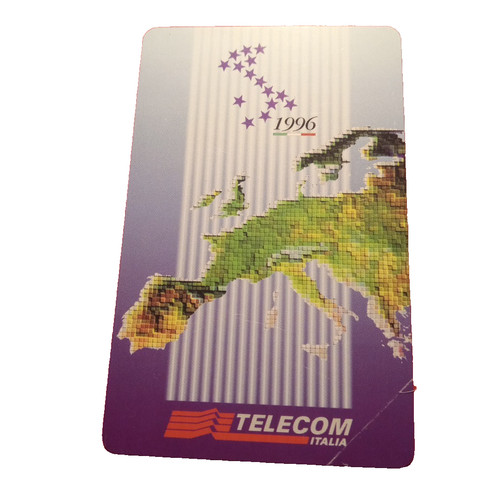 Scheda telefonica europa 1996 - scheda,