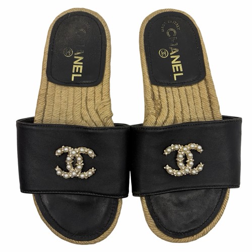 Chanel espadrillas slide - espadrillas,