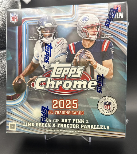 Mega box 2025 topps chrome - box,