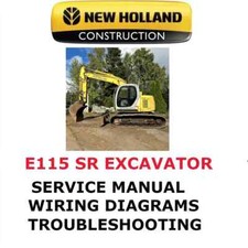 NEW HOLLAND E115SR ESCAVATORE