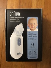 Braun BNA100EU Aspiratore Nasale Silenzioso per Bambini - Bianco