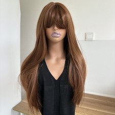 Parrucche Cosplay Marrone Con