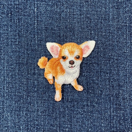 Toppa applique chihuahua - toppa,