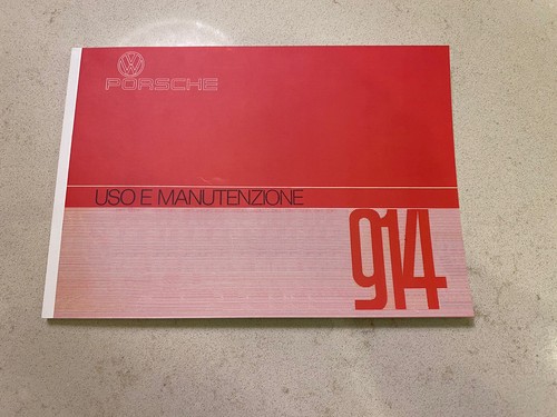 Porsche 914 libretto - porsche,