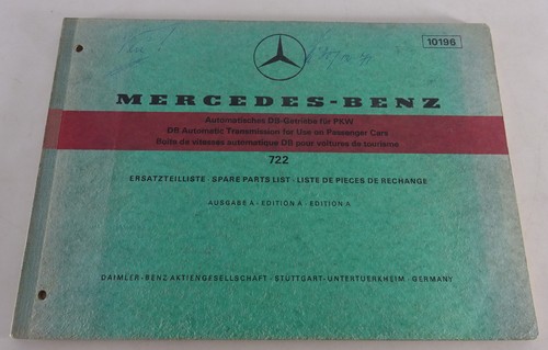 Catalogo ricambi mercedes r107 - catalogo,