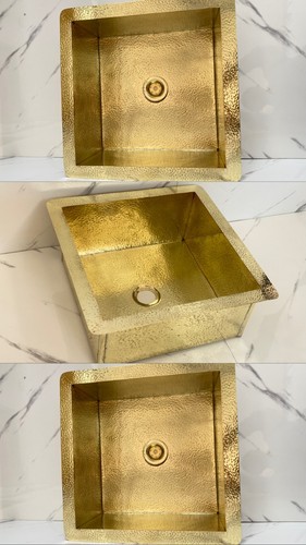 Lavello cucina quadrato - , ottone