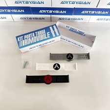 Porta targa auto rimovibile