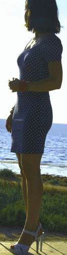 Vestito mini abito pois - ,