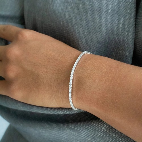 Bracciale tennis def 5ct - bracciale, def/vs-si