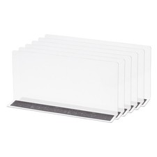 L-type shelf dividers, PVC