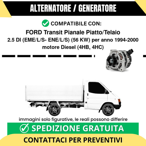 Alternatore ford transit - alternatore,