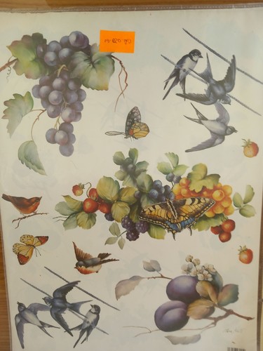Carta decoupage - carta, decoupage.