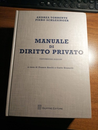 Manuale diritto privato - manuale,