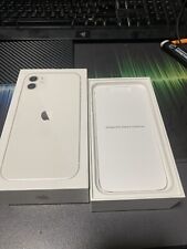 Empty Box Apple IPhone 11 white 128gb scatola vuota con booklet