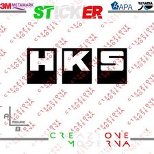 ADESIVO STICKER PRESPAZIATO LOGO HKS