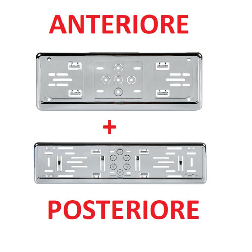 Portatarga anteriore - portatarga, e
