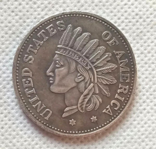 Usa 1851 dollaro testa di - usa,