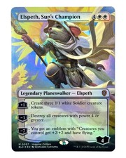 MTG | Elspeth, Campione del Sole | Comandante: Bloomburrow | Foil | Nuovo con scatola | IT