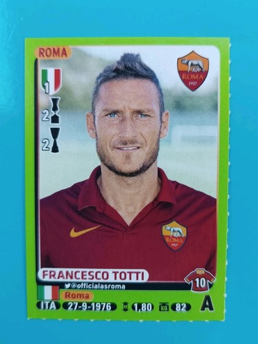 Figurina totti roma album - roma,