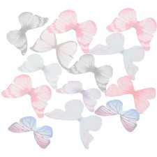 40 Pcs Farfalle Decorative Abbellimenti Per La Lavorazione Artigianali