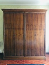 Armadio classico 4 ante in legno massello