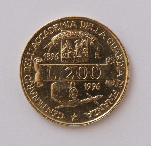 Moneta 200 lire centenario - moneta, da