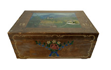 Cassapanca vintage antica in