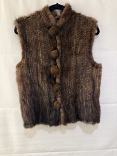 Gilet gilet in pelliccia di