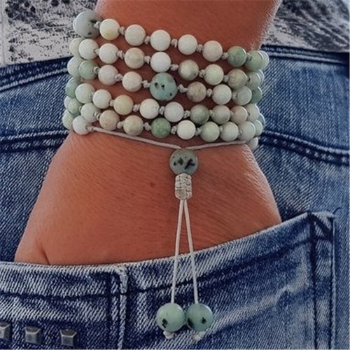 Collana giada bianca naturale - giada,