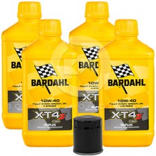 KIT TAGLIANDO 4LT OLIO BARDAHL XT4-S 10w40 + FILTRO BIMOTA DB6 Delirio 1000 2006