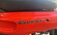 Coppia Adesivi Emblema Targhette RUNNER- Gilera Runner 50-125-180 Resinati 3D